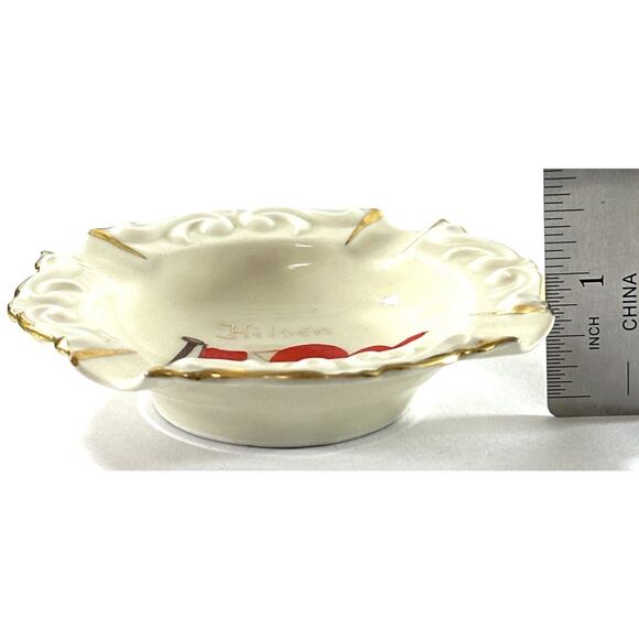 Vintage Danish Mini Ashtray “Hilsen fra Ribe” B&M København Denmark 4” - Picture 3 of 5